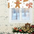 thumbnail image 4 of Christmas Valance for Windows,Gingerbread Man Winter Window Treatments 1 Panel Short Curtains for Kitchen Windows Bathroom Bedroom,54 x 18 Inch, 4 of 6