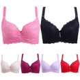 thumbnail image 3 of Womens Bras,Lace Thin Large Size Adjustable Gather Bra(80-105D), 3 of 3