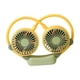 thumbnail image 3 of Ventilador para colgar en el cuello, ventilador de mano, ventilador portátil con banda para el cuello, ventilador personal portátil para Amarillo, 3 of 7