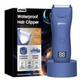 thumbnail image 1 of Recortadora de vello corporal ENSSU ES033 recargable para hombre, color azul, 1 of 9
