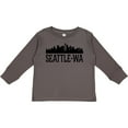 thumbnail image 3 of Inktastic Seattle Washington City Skyline Boys or Girls Long Sleeve Toddler T-Shirt, 3 of 5