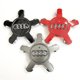 thumbnail image 3 of Fits Audi 134mm five-spoke wheel hub cap logo A6 A4L-Audi 5-spoke concave gray (pack of four), 3 of 5