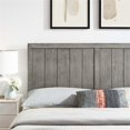 thumbnail image 5 of Pemberly Row Twin Modern Rubberwood and MDF Headboard in Gray, 5 of 9