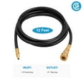 thumbnail image 4 of "RV Quick Connect Propane Hose, Quick Disconnect Propane Hose Extension - 1/4-inch Safety Shutoff Valve & Male Full Flow Plug for RVs", 4 of 7