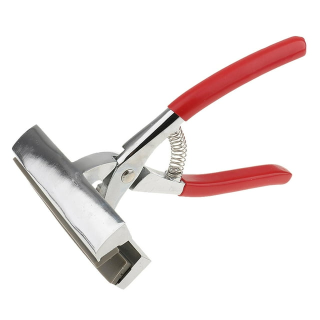 veasfak Professional Metal Canvas Pliers for Stretching Canvas with Padded Spring Return 12cm