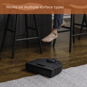 روبوت ذكي مفتوح الصندوق Neato D10 مزود بشبكة Wi-Fi متصلة بنظام ملاحة LIDAR باللون الفضي