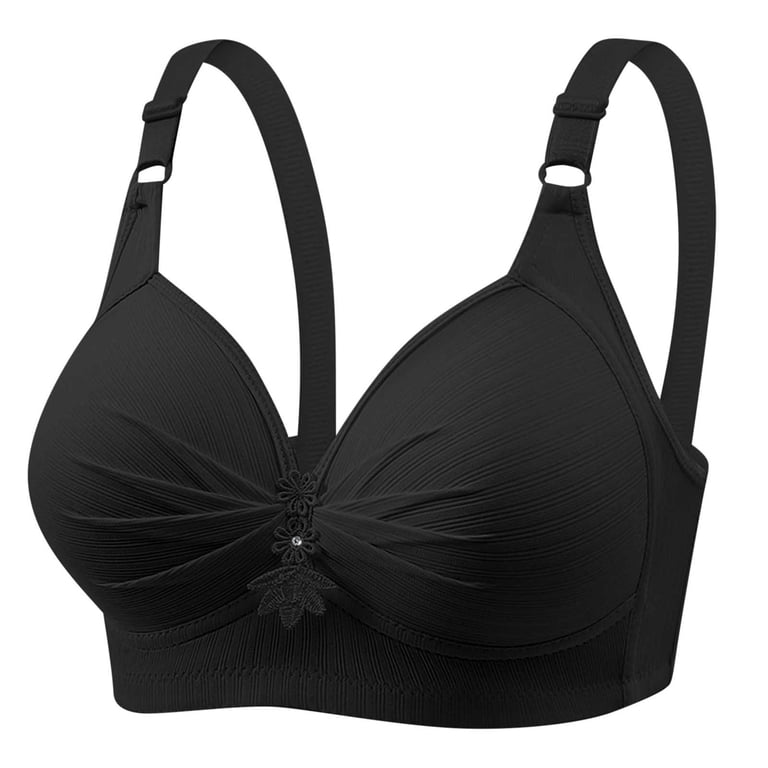 Womens Bras under $5! Xqxayjr 4 Pack Everyday Bras Pack for Women No  Underwire Push Up Bralettes Full Coverage Plus Size Bra Sexy Wireless Bras  With Support And Lift Grandma Mothers Day