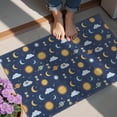 thumbnail image 4 of Blue Sun Moon Cloud Planet Eye Hourglass Pattern Door Rugs,Washable Non Slip Door Mats Indoor,Decorative Door Mats,Entry Mat Indoor for Entrance,Bedroom,Kitchen,Bathroom,20"x32", 4 of 6