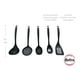 thumbnail image 3 of Kit Utensilios De Cocina Hudson 6 Piezas Nylon Multiuso Gris, 3 of 6