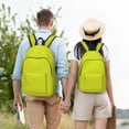 thumbnail image 4 of Easygdp Yellow Mochila de Lona Resistente para Laptop, Compatible con Laptops de 15 a 17 pulgadas, Ideal para Escuela, Trabajo y Viajes-Small, 4 of 5