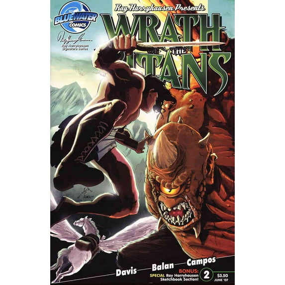 Wrath of the Titans #2A VF ; Bluewater Comic Book