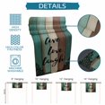 thumbnail image 6 of Vintage Boho Table Runner 120 Inches, Farmhouse Retro Teal Brown Wooden Grain Bed Runner Dresser Scarves Tabletop for Indoor Outdoor Parties/Ceremony/Banquet, 13"x 120", 6 of 9
