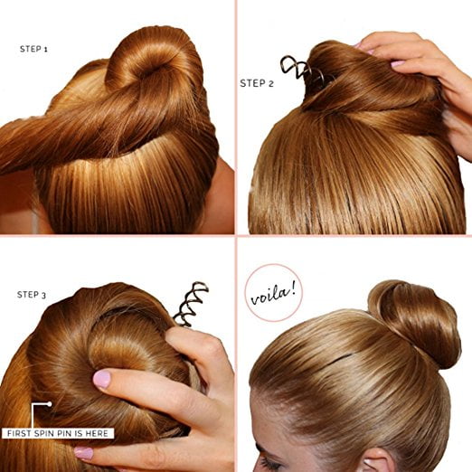screw hair pins