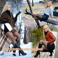 thumbnail image 6 of Fleece Lined Tights Sheer Women - Fake Translucent Warm Pantyhose Leggings Sheer Thick Tights for Winter, 6 of 6