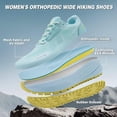 thumbnail image 2 of OrthoComfoot Women's Orthopedic Trail Sneakers: Comfortable Supportive Shoes for Walking and Everyday Wear, 2 of 7