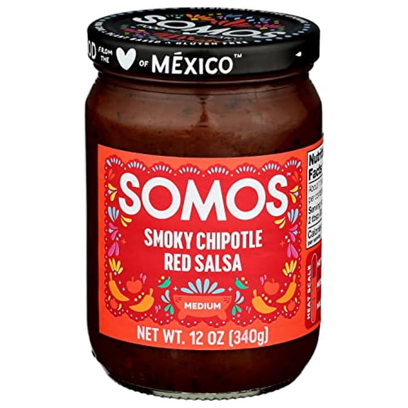Somos - Red Salsa Smoky Chipotle - 12 Oz, Case of 6