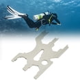 thumbnail image 2 of Scuba Diving Multi Tool Stainless Steel Credit Card Kit Diving Equipment Regulator Tool, 2 of 8
