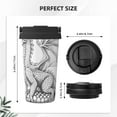thumbnail image 3 of Goofa Dragon Nest Sketch for Insulated Travel Coffee Mug Spill Proof Leak Proof 16 OZCoffee Tumbler Reusable Coffee Cups with Lids Thermos for Hot and Cold Drink, 3 of 8