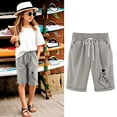 thumbnail image 2 of uikmnh Girls Casual Shorts with Elastic Waistband and Pockets Comfortable Lightweight Solid Color Bottoms for Play Size:7-8 Years, 2 of 4