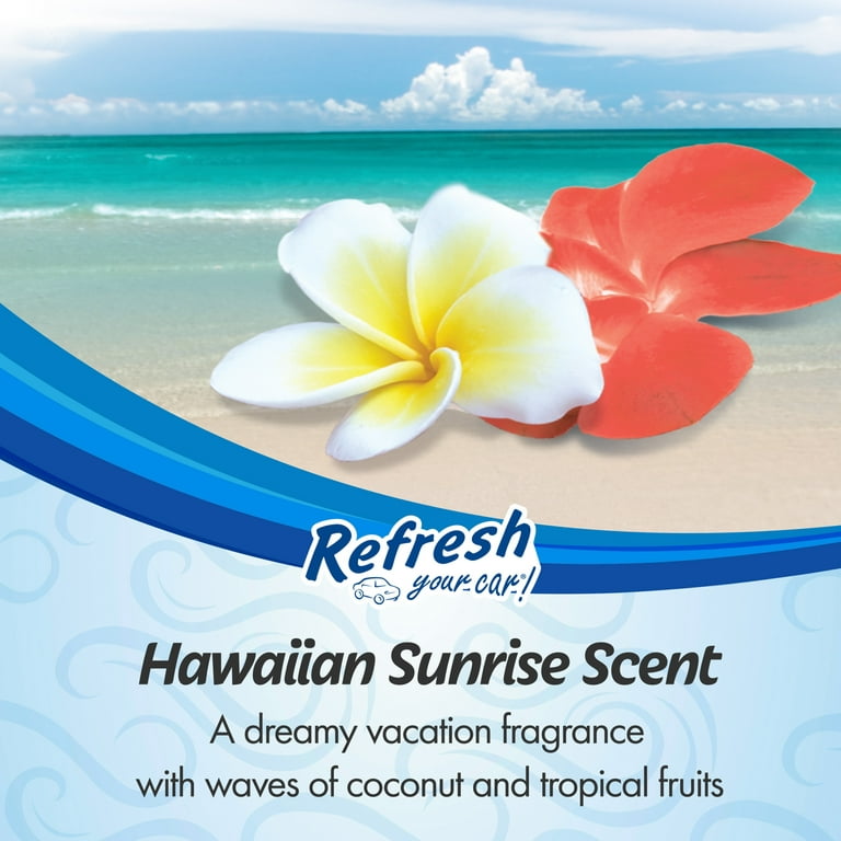 Hawaiian Sunset Scented Car Freshener