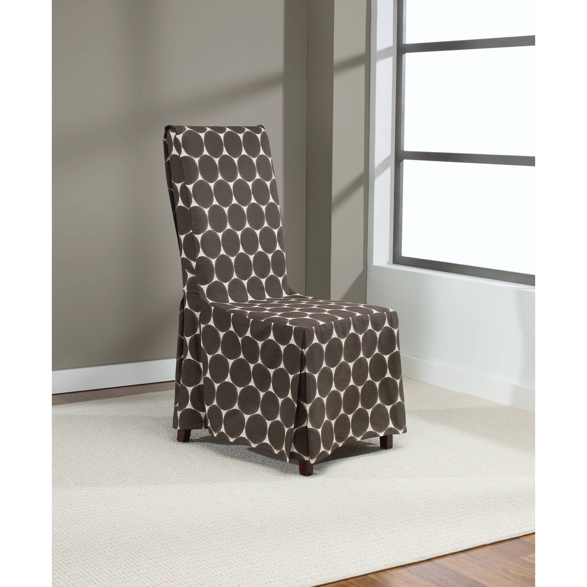 Dining Chair Slipcovers Home Interior Design Sure Fit Stretch Pique Long Dining Room Chair Slipcover