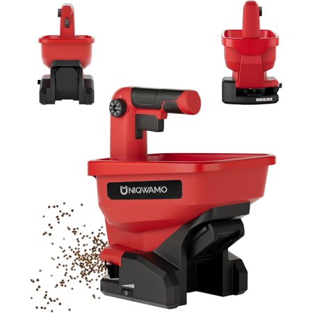 Handheld Grass Seed Spreader Compatible for Milwaukee 18V Li-ion Battery, Available Year-Round, Grass Seeds, Rock Salt (Battery not Included)