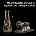 thumbnail image 4 of Yeacher Hot Air Stirling Engine Electricity Generator Motor Model with LED Light Dollar Flywheel Design, 4 of 8