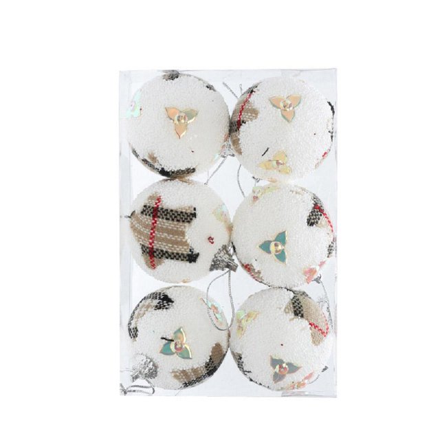 De Bolas De Navidad Que Cuelgan Bolas De Espuma Colgantes De Árbol Para Decoraciones De Árboles De Navidad 6 Piezas Monstrate HA042649-04