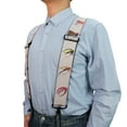 thumbnail image 6 of MELOTOUGH Men's Suspender 2 Inch Wide Suspenders Full Elastic X Back Suspender with Snap Hooks, 6 of 7