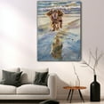 thumbnail image 5 of Field Spaniel Dog Canvas Wall Art Puppy Print Pet Paintings Artwork, Field Spaniel Dog Painting Poster Home Decoration Kids Bedroom Decor Framed, 5 of 6
