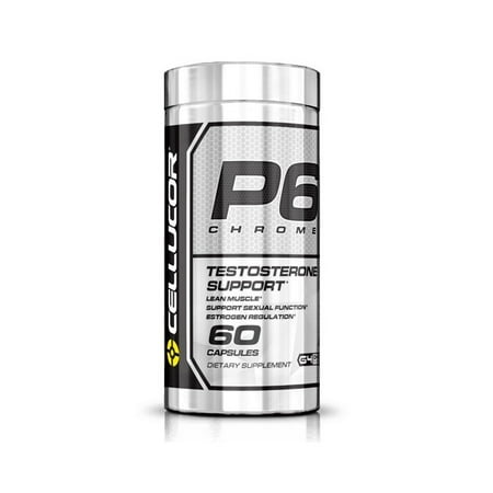 Cellucor P6 Chrome Test Booster Capsules, 60 Ct (The Best Natural Test Booster)