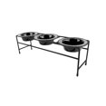 thumbnail image 1 of Comedero Triple Moderno Platinum Pets Acero Inoxidable para Gato/Perro, 1 of 4