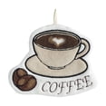 thumbnail image 2 of Hohaski Coffee Hand Towel Thick Fleece Embroidered Towel Cute Hand Towel Kitchen Children's Small Towel Holiday Gift Suitable for Kitchen and Bathroom, 2 of 6