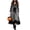 dress02-Gray, variant on Velvet Dress for Women V Neck Lace Trim Elegant Midi Dress with Bow Tie Belt Long Sleeve Fall Winter Christmas Evening Partywear White L