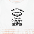 thumbnail image 4 of Inktastic Handpicked for Earth by My Great Grandpa in Heaven Girls Baby Dress, 4 of 5