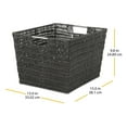 thumbnail image 2 of Whitmor Rattique® Storage Tote - Espresso, 2 of 5