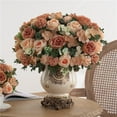thumbnail image 6 of Artificial Flowers Imitation Flower,Handheld Flower Wedding Home Decoration,Wall Flower Arrangement Vase Decoration,Decorative Bouquet Artificial Flower Arrangement Tabletop Flowers Floral Decor, 6 of 7