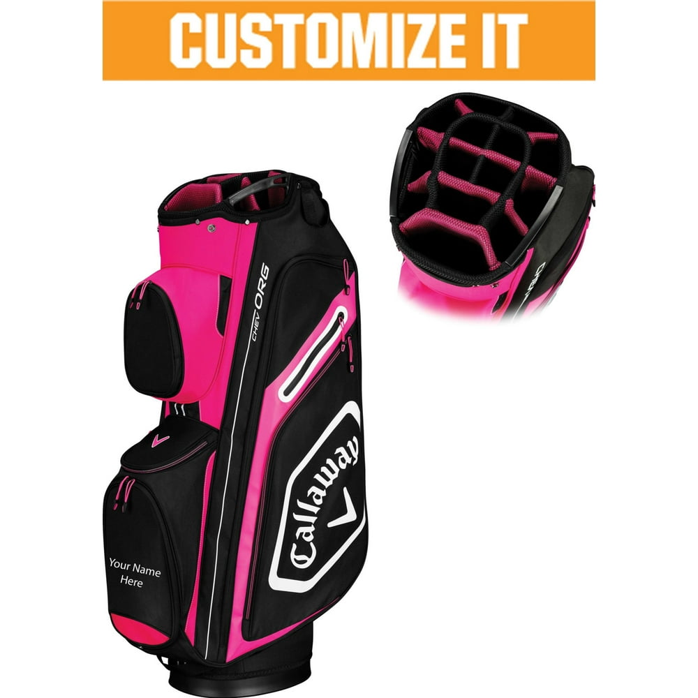 Callaway Women's 2019 Chev Org Personalized Cart Golf Bag
