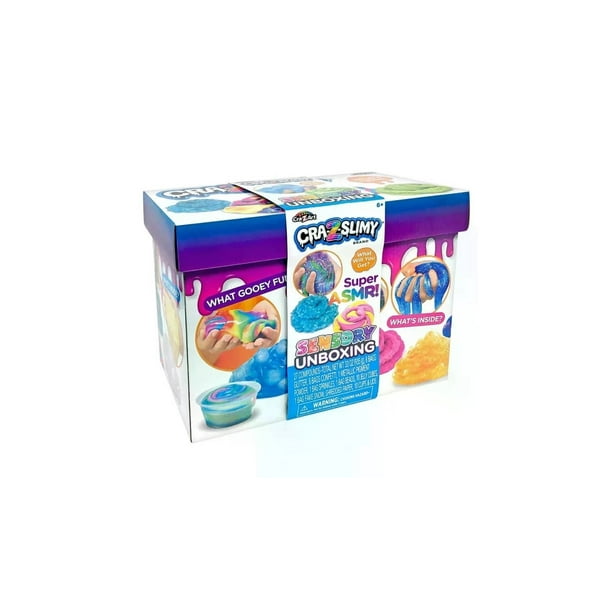 Cra-Z-Slimy Sensory Unboxing Slime Kit, Variety of Colours, For
