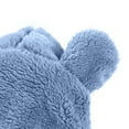 thumbnail image 5 of Fesfesfes Children's Solid Color Crawling Suit Boys Girls Thick and Warm Cute Ear Fleece Jumpsuit Long Sleeved Hooded Baby Hoodie(Blue#2,3-6 Months), 5 of 6