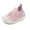 Pink, variant on "Breathable Knit Fabric Toddler Sock Shoes with Soft Rubber Sole for Maximum Comfort and Ventilation during Early Walking Stages"