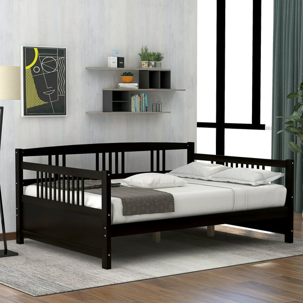 Wood Daybed Frame Full Modern, Full Size Sofa Bed Frame