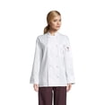thumbnail image 1 of Uncommon Threads 0426P-2502 Unisex Workhorse Pro Vent Chef Coat with Mesh, White - Small, 1 of 1