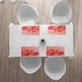 thumbnail image 3 of Ambesonne Chinese New Year Place Mats Set of 4, Pink Blossoms, Standard Size, Coral and Dark Coral, 3 of 4