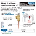 thumbnail image 1 of Válvula de alivio de 3/4' para boiler, 150psi Foset Válvula de alivio de 3/4' para boiler, 150psi, 1 of 1