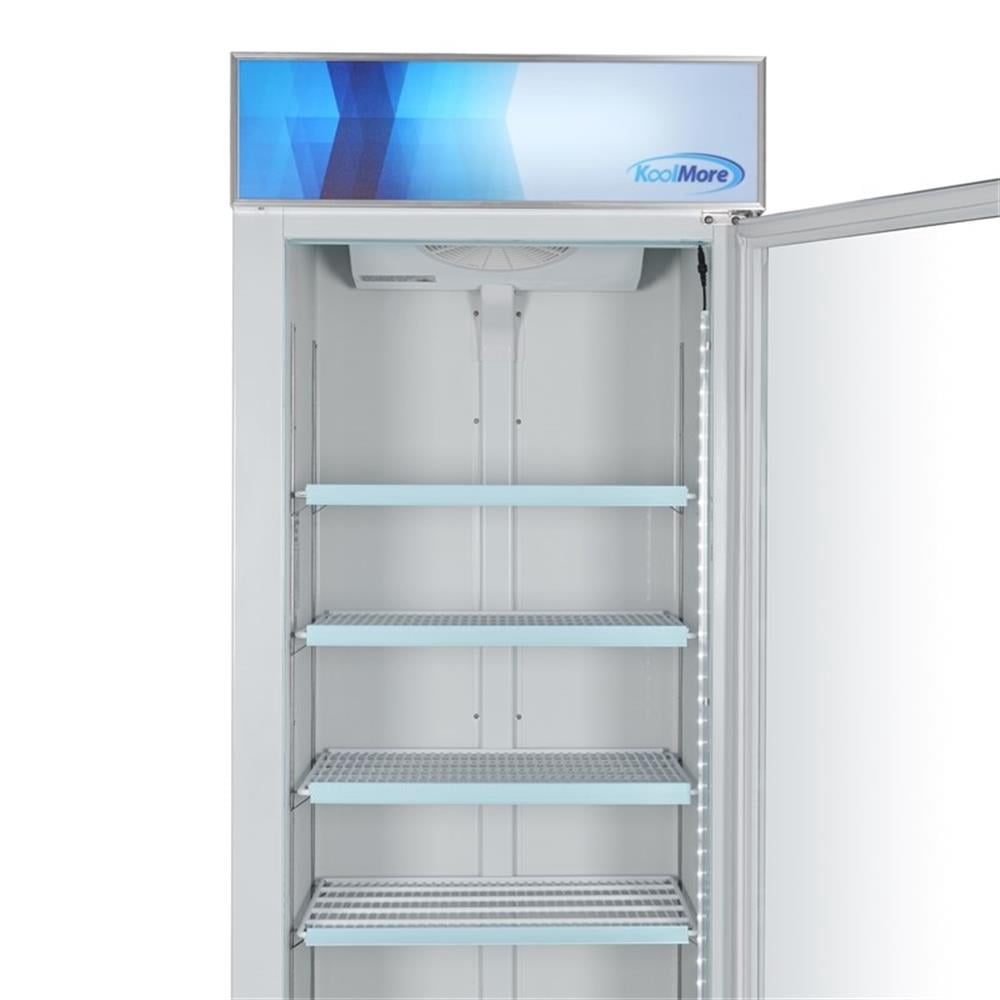 Pemberly Row 31" 1-Door Display Merchandiser Freezer 23 cu. ft. in White