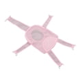 thumbnail image 4 of Red de soporte para asiento de baño Nikou antideslizante ajustable universal de malla transpirable color rosa, 4 of 15