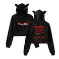 thumbnail image 2 of Stray Kids Dominate World Tour Logo Pullover Female Cat Ears Hoodie Long Sleeve Tee Women's Clothes, 2 of 6