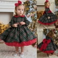 thumbnail image 2 of KVPLBQFD Toddler Girl Green Christmas Dress Girl Christmas Flannel Dress Toddler Outfits for Girls Infant Girl Clothes Baby Christmas Outfit Girls, Red 12-18 Months, 2 of 7