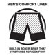 thumbnail image 4 of Bañador Speedo de largo hasta la rodilla con forro cómodo y diseño liso, 4 of 4